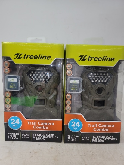 2-30 MP Treeline Trail Camera Combo