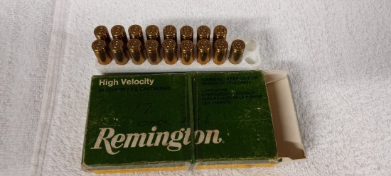17 pcs 222 Rem brass