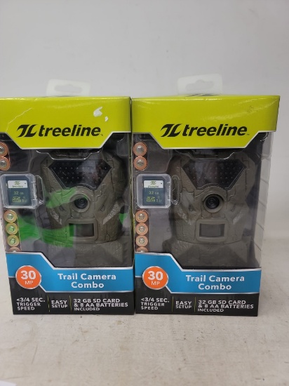 2-24 MP Treeline Trail Camera Combo