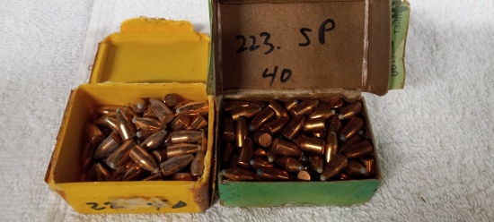 2 boxes 22 caliber 40gr bullets