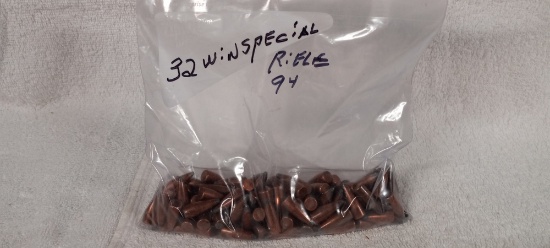 Bag of 32 spl bullets