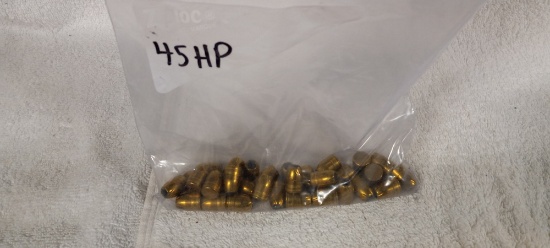 Bag of 45 caliber HP bullets