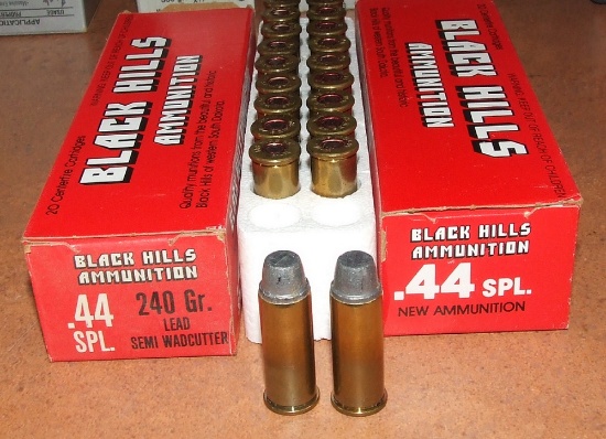 40 rounds Black Hills 44 Special