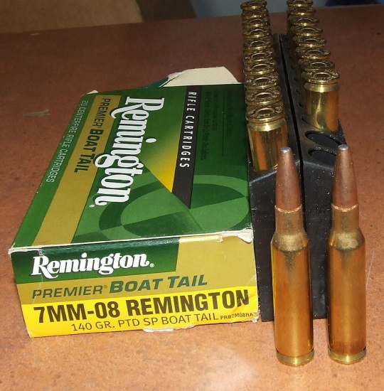 20 rounds Remington 7mm-08
