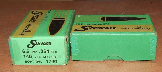 200 pcs Sierra 6.5 .264" Bullets