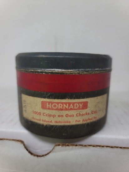 Tin of approximately 1000 Hornady .459 gas checks