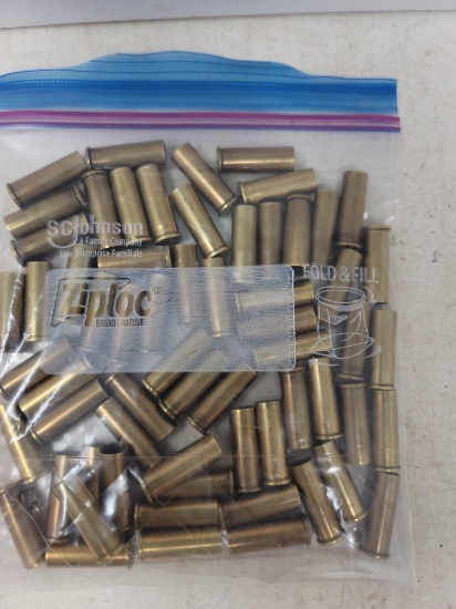 62 pcs assorted 41 Rem Mag brass