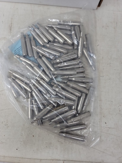 71 pcs assorted 6mm nickel casings