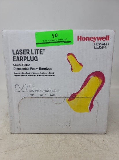 200 Pair Lazer Lite Earplugs (unopened)
