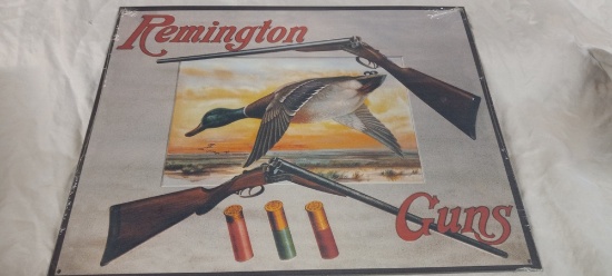 Remington Metal Sign (approx 16" x 12.5")
