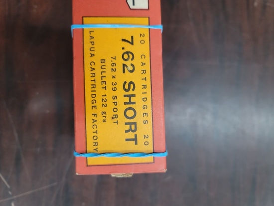 6-20 rnd box 7.62x39 Sport (7.62 short) 122gr