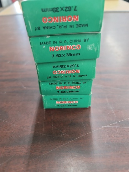 5-20 rnd box Norinco 7.62x39 Steel case/Non corrosive
