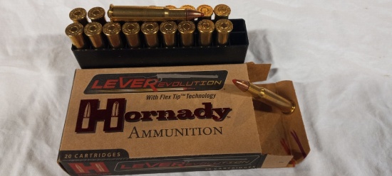 20 rnds Hornady 30-30 160gr FTX