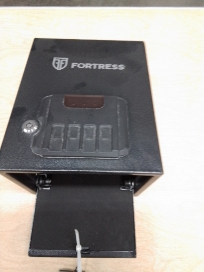 Fortress small handgun safe with keys