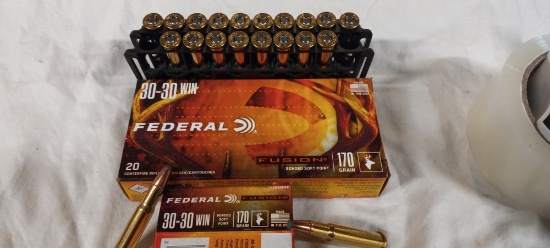2-20 rnd box Federal 30-30 Fusion 170gr