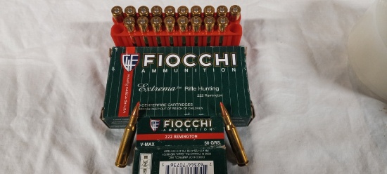 2-20 rnd box 222 Rem 50gr V-MAX