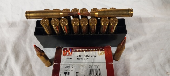 20 rnd box 7mm Rem Mag139gr SST