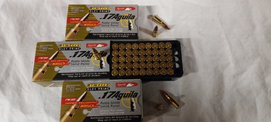 3-50 rnd box Aguila .17 20gr