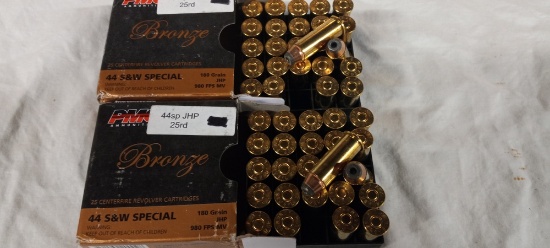 2-25 rnd box 44 Spl 180gr JHP