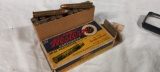 16 rnds 38-55 Win & 3 empty brass