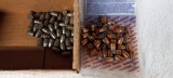 46 pcs 38/357 caliber HP and 45 caliber lead bullets