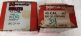 88 pcs 45 caliber 230gr bullets
