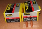 154 pcs Speer 7mm .284 Bullets