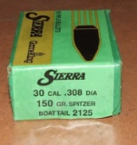 100 pcs Sierra .30 caliber .308