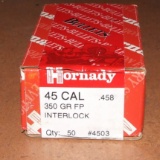 50 pcs Hornady .45 caliber .458