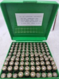 39 rounds 30 carbine reloads & 61 spent R/P brass