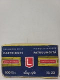 Empty Lapua 22 match box