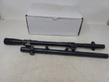 2 Vintage Mossberg scopes with mounts