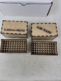 2 home made wooden ammo boxes (5.56)