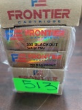 5-20 rnd box Hornady Frontier 300 Blackout 125gr