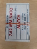 5-20 rnd box Lake City Match (7.62x51)