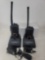 Set of Motorola Walkie Talkies with chargers