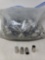 Approximately 500 pcs 40 Caliber Nickel Casings