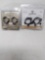 2 sets of see thru scope rings