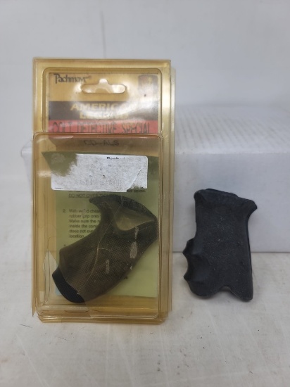 Pachmayr Colt grips and Hogue grips