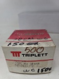Open box Triplett 38 Caliber Wad Cutter Bullets