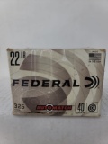325 Rnd Box Federal Target Grade 22 LR