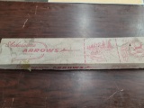 Box of vintage arrows
