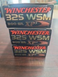 3-20 rnd box Winchester 325 WSM 200gr XPS