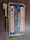Vintage box Winchester 38-55 brass-Damaged box