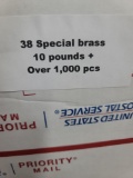 38 Special Brass 10 Pounds Over 1000 pcs