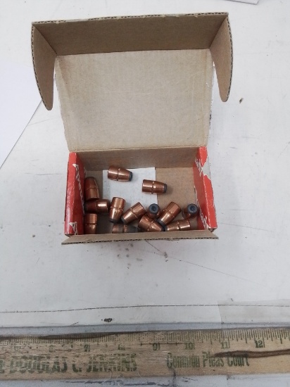 13 pcs Hornady 45 cal 300gr hollow point bullets