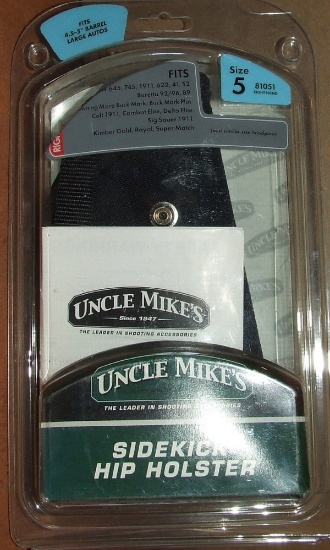 Uncle Mike's Sidekick Hip Holster Size 5