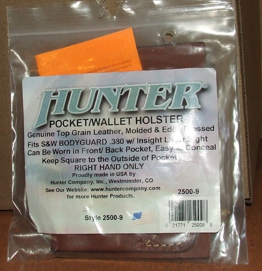 Hunter Pocket Wallet Holster, Right Hand