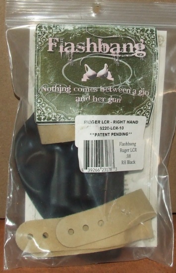 Flashbang Ruger LCR 38 cal Right Hand Black Holster