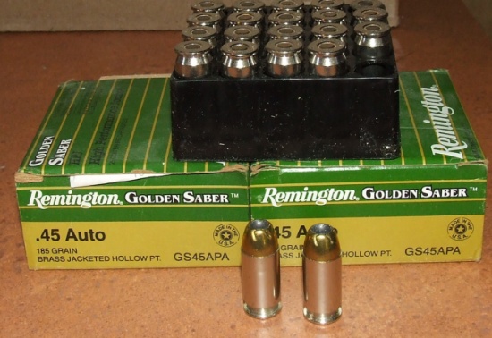 45 Rounds Remington .45 ACP  230 gr JHP